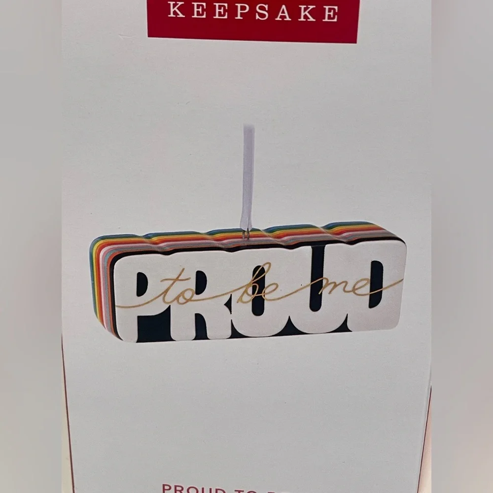 Hallmark 2023 Keepsake Proud to Be Me Porcelain Christmas Ornament New‎ with Box